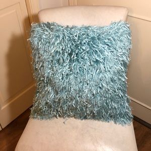 Nolé Home Collection Teal Fringe 18x18 Pillow NWOT